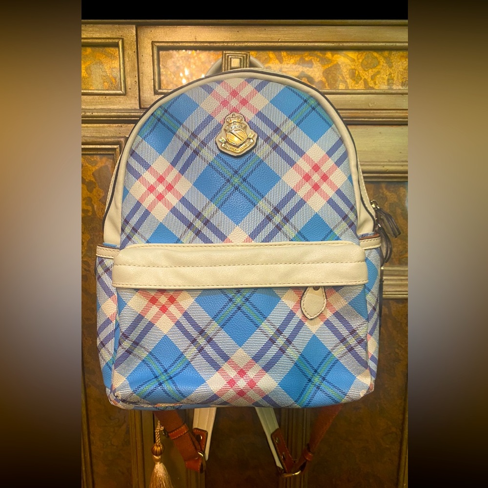 E-LAND American Classics backpack blue and pink